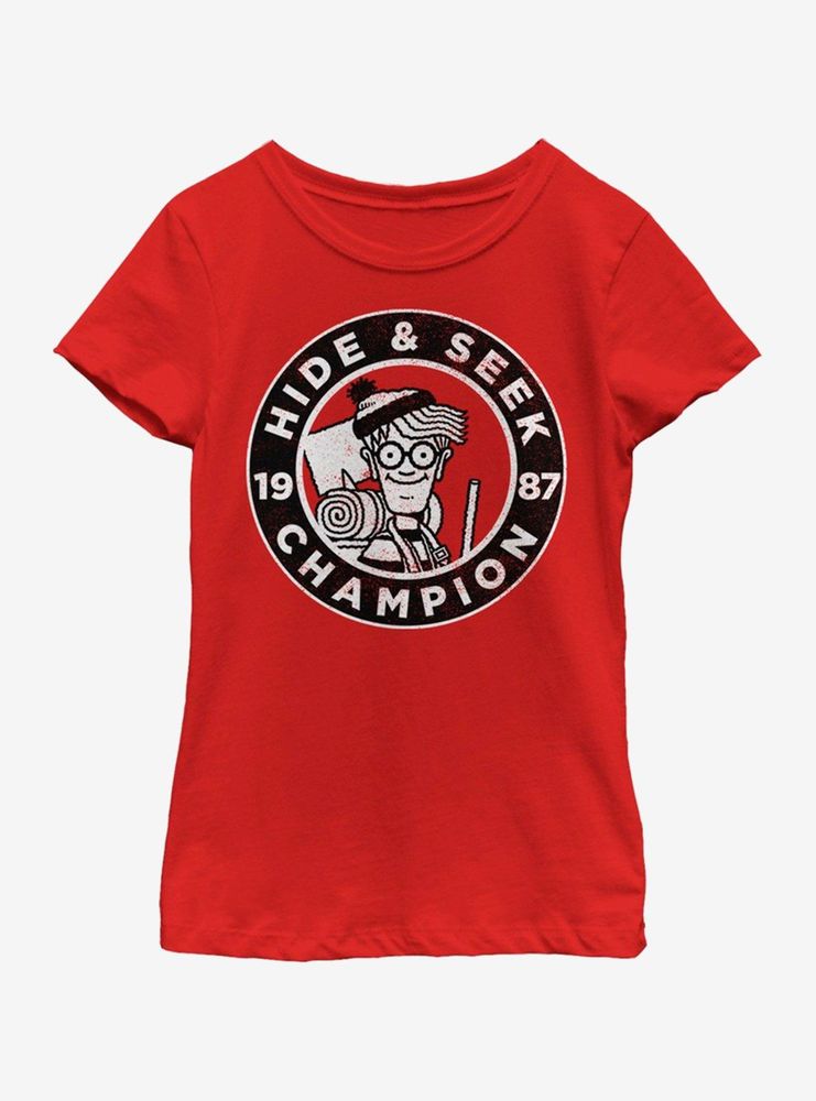 Where's Waldo Rondel Youth Girls T-Shirt