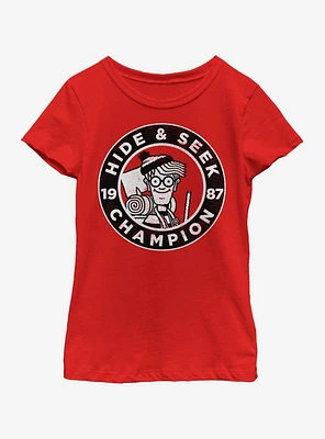 Where's Waldo Rondel Youth Girls T-Shirt