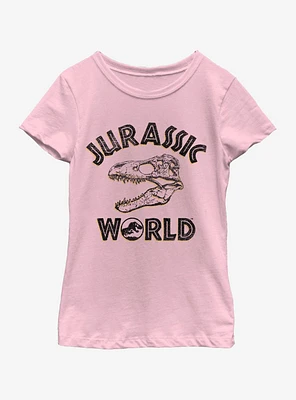 Jurassic Park Head Hunter Youth Girls T-Shirt