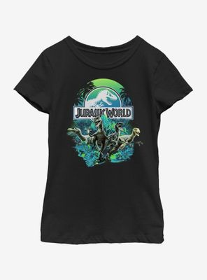 Jurassic Park Plastic Jungle Team Youth Girls T-Shirt