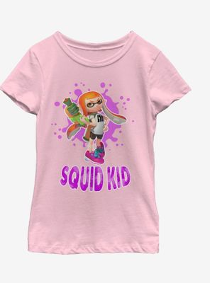 Nintendo Splatoons Squid Kid Youth Girls T-Shirt