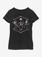 Star Wars Bones Vader Halloween Youth Girls T-Shirt