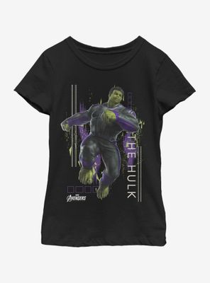 Marvel Avengers: Endgame Hulk Motion Youth Girls T-Shirt