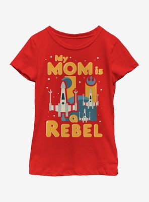 Star Wars Rebel Mom Youth Girls T-Shirt