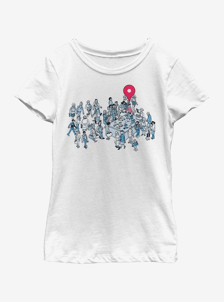 Where's Waldo Found Shopping Youth Girls T-Shirt