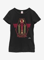 Marvel Captain Take Flight Youth Girls T-Shirt