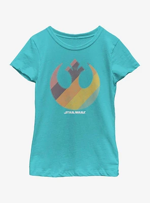 Star Wars Rainbow Rebel Youth Girls T-Shirt