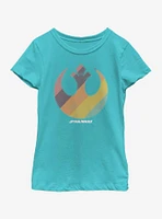 Star Wars Rainbow Rebel Youth Girls T-Shirt
