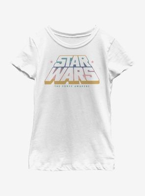 Star Wars Episode VII The Force Awakens Gradient Youth Girls T-Shirt