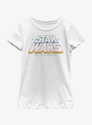 Star Wars Episode VII The Force Awakens Gradient Youth Girls T-Shirt