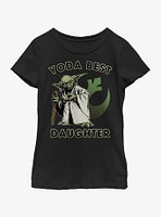 Star Wars Yoda Best Daughter Youth Girls T-Shirt