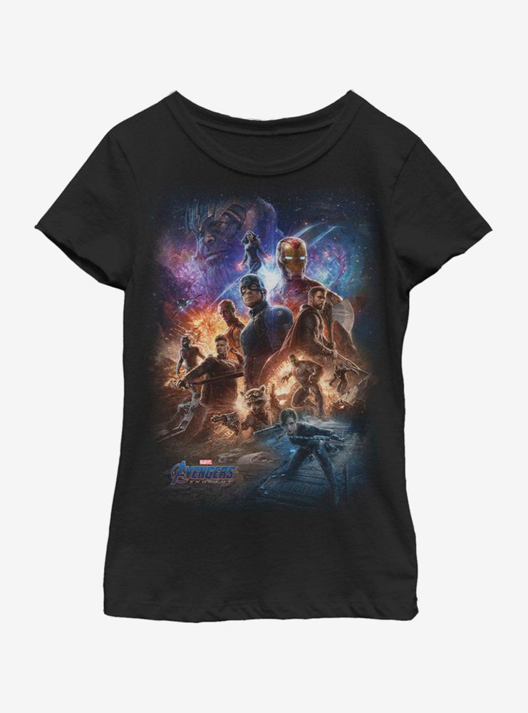 Marvel Avengers: Endgame Engame Posters Youth Girls T-Shirt