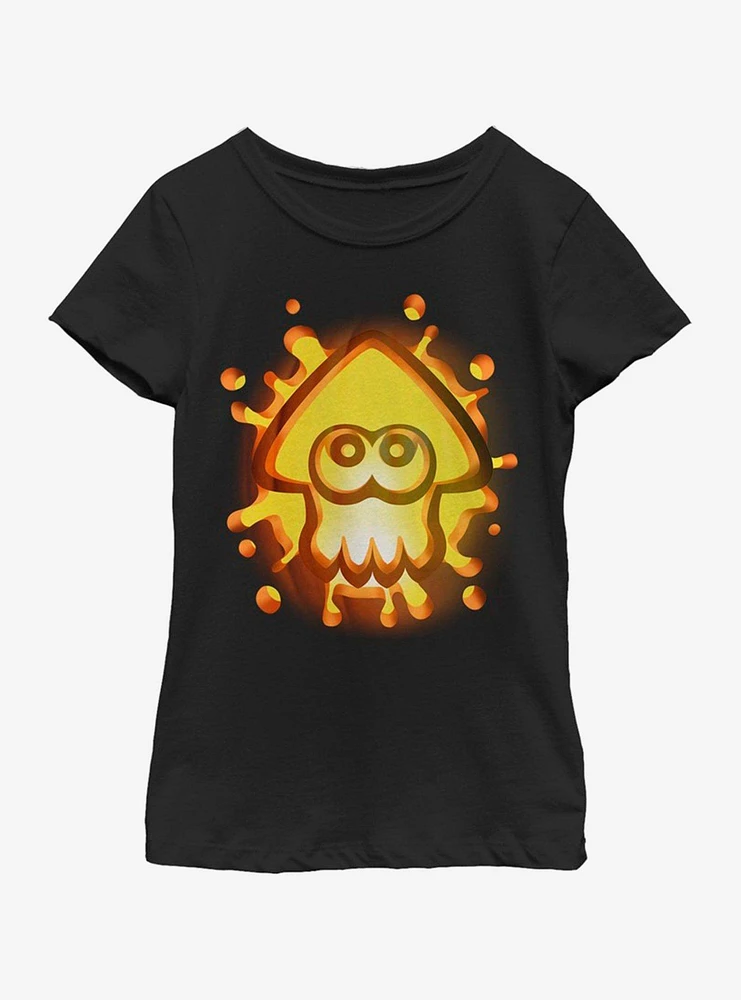 Nintendo Splat Pumpkin Youth Girls T-Shirt