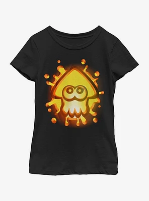 Nintendo Splat Pumpkin Youth Girls T-Shirt