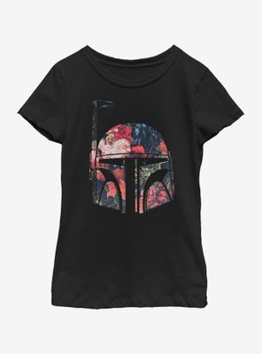 Star Wars Bobba Floral Youth Girls T-Shirt