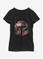 Star Wars Bobba Floral Youth Girls T-Shirt