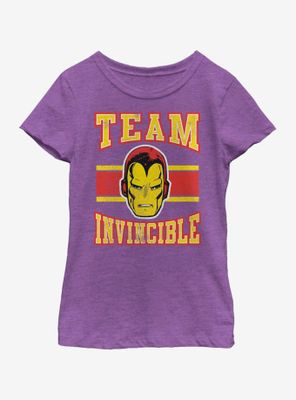 Marvel Iron Man Team Invincible Youth Girls T-Shirt