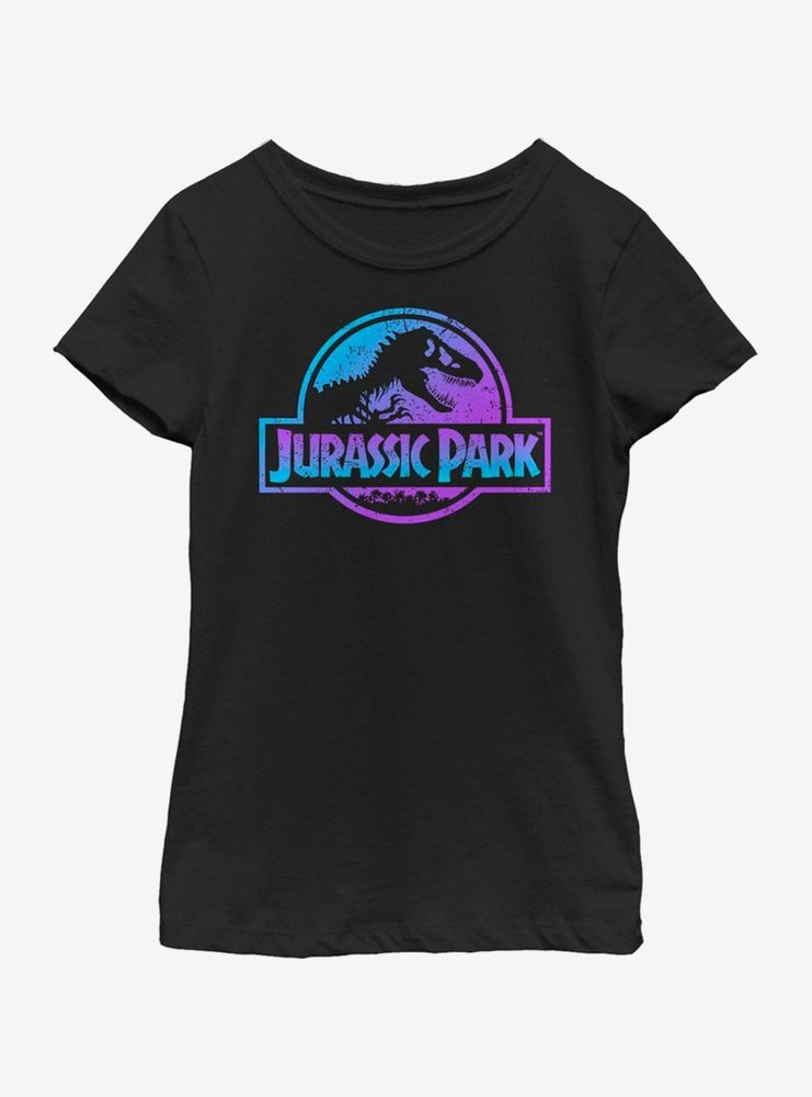 Jurassic Park Colored Logo Youth Girls T-Shirt