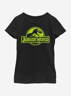 Jurassic Park Invert Logo Youth Girls T-Shirt
