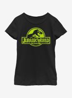 Jurassic Park Invert Logo Youth Girls T-Shirt