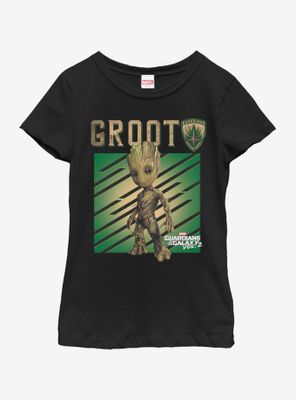 Marvel Guardians of The Galaxy Groot Tree Youth Girls T-Shirt