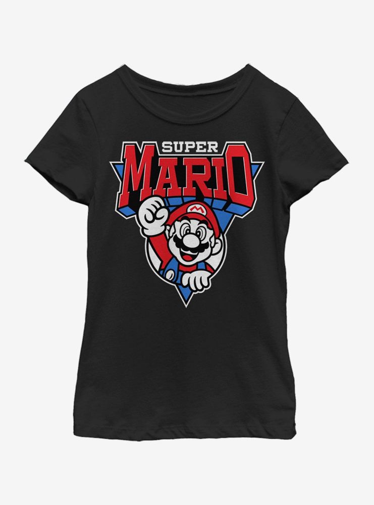 Nintendo Super Mario Team Youth Girls T-Shirt