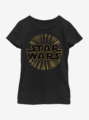 Star Wars Bursy Crest Youth Girls T-Shirt