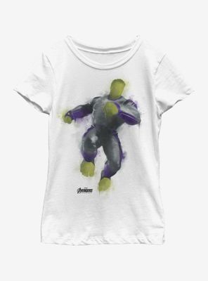 Marvel Avengers: Endgame Hulk Painted Youth Girls T-Shirt