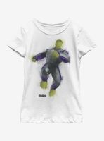 Marvel Avengers: Endgame Hulk Painted Youth Girls T-Shirt