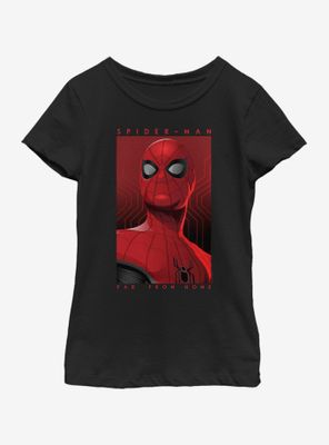 Marvel Spiderman: Far From Home Posterized Spidey Youth Girls T-Shirt