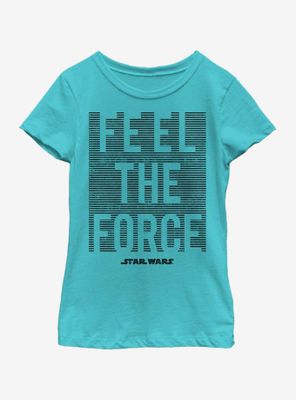 Star Wars The Last Jedi Force Feels Youth Girls T-Shirt