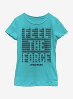 Star Wars The Last Jedi Force Feels Youth Girls T-Shirt