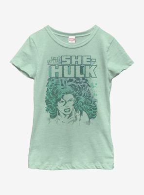 Marvel Hulk She Youth Girls T-Shirt