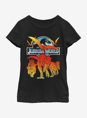 Jurassic World Hot Shots Youth Girls T-Shirt