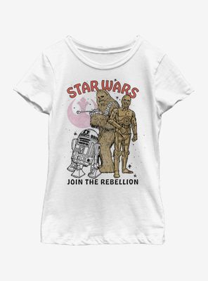 Star Wars Camp Rebellion Youth Girls T-Shirt