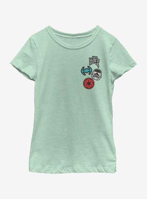 Star Wars Fan Patches Youth Girls T-Shirt