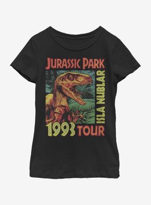 Jurassic Park Isla Nublar Tour Youth Girls T-Shirt