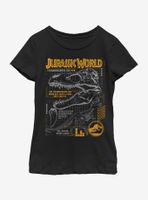 Jurassic Park Rex Breakdown Youth Girls T-Shirt