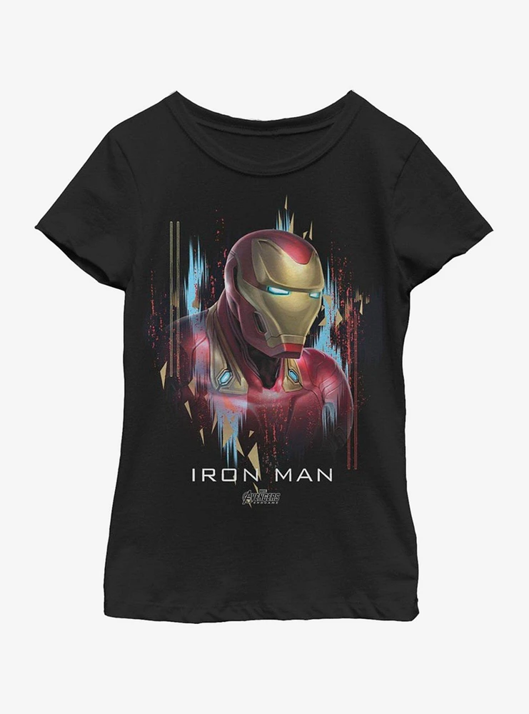 Marvel Avengers: Endgame Ironman Portrait Youth Girls T-Shirt