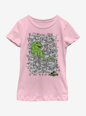 Jurassic Park Hidden Rex Youth Girls T-Shirt