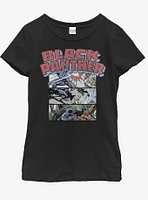 Marvel Black Panther Collage Youth Girls T-Shirt