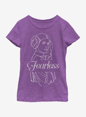 Star Wars Fearless Leia Youth Girls T-Shirt