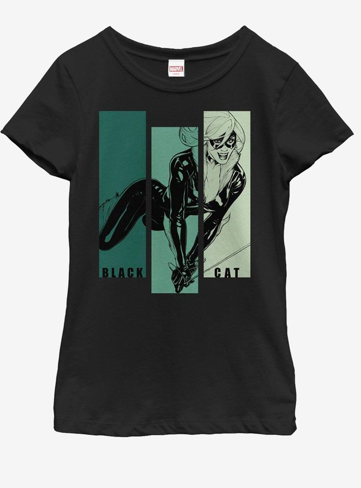 Marvel Pop Cat Youth Girls T-Shirt