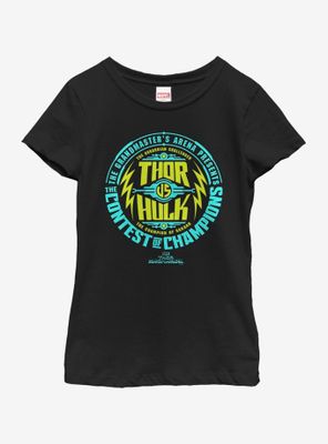 Marvel Thor Vs Hulk Youth Girls T-Shirt