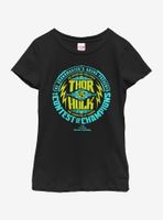Marvel Thor Vs Hulk Youth Girls T-Shirt