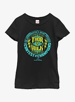 Marvel Thor Vs Hulk Youth Girls T-Shirt