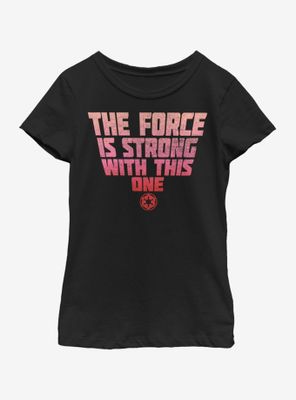 Star Wars Strong Force Youth Girls T-Shirt
