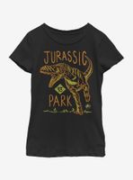 Jurassic Park Bite Time Youth Girls T-Shirt
