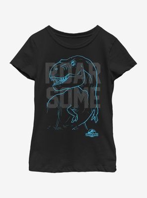 Jurassic Park Feed Me Youth Girls T-Shirt