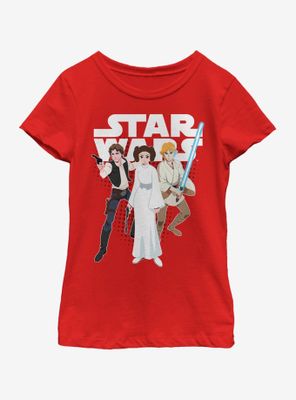 Star Wars Trio Rebels Youth Girls T-Shirt